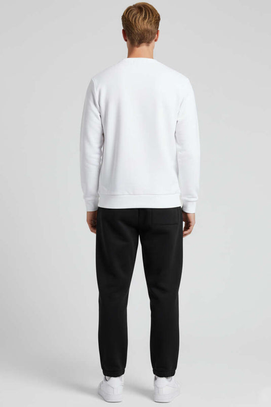 Sweat-shirt blanc Emblem Thessalonique