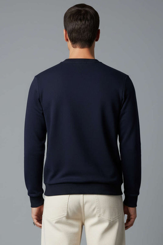 Sweat-shirt bleu marine à l'emblème de Thessalonique