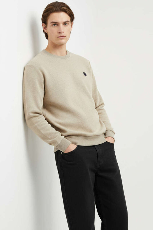 Sweat-shirt beige à l'emblème de Thessalonique