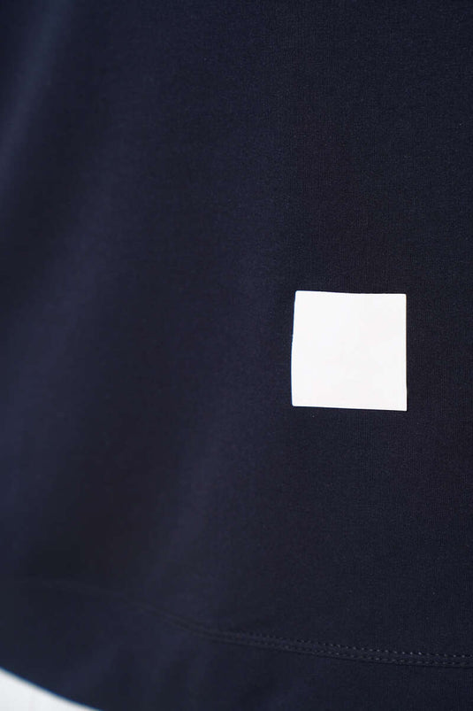 Tunica lunga basic con stemma blu navy