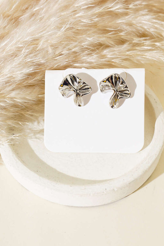 Asymmetric Mini Earring Silver