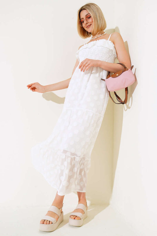 Robe bustier Gipel couleur écru