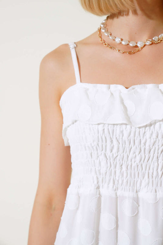 Robe bustier Gipel couleur écru