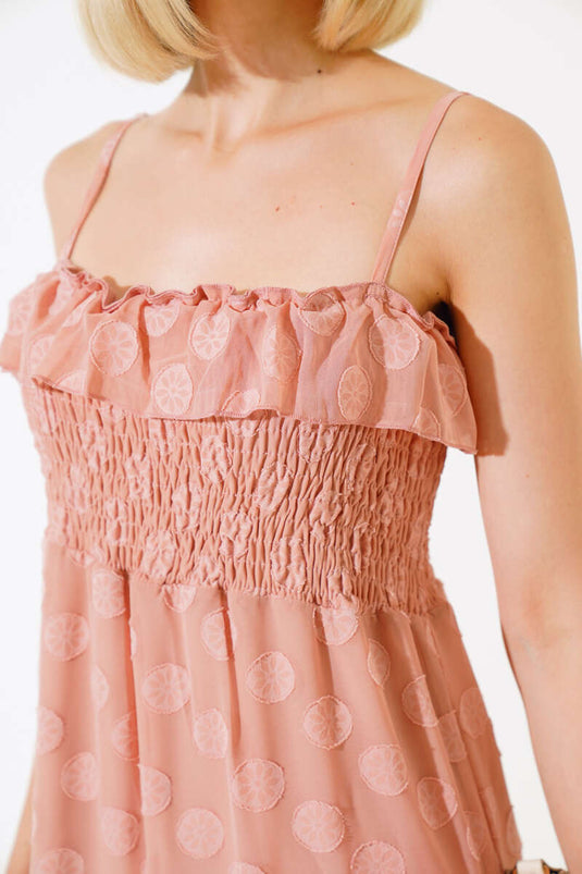 Robe bustier Gipel couleur poudre