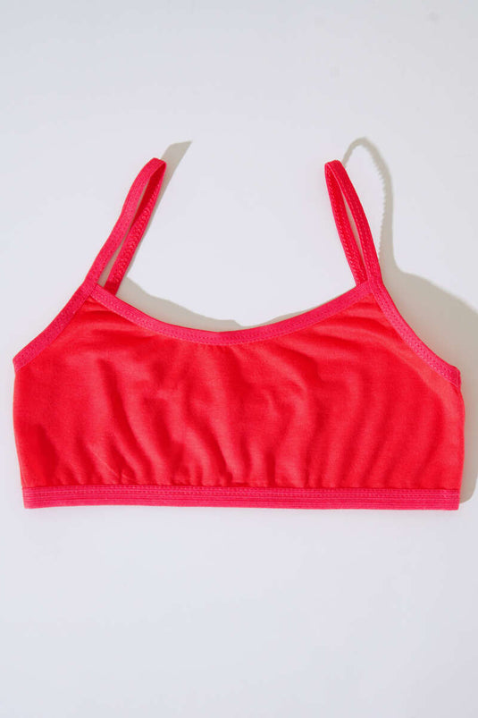 Bustier sans bretelles, motif fleur de grenade