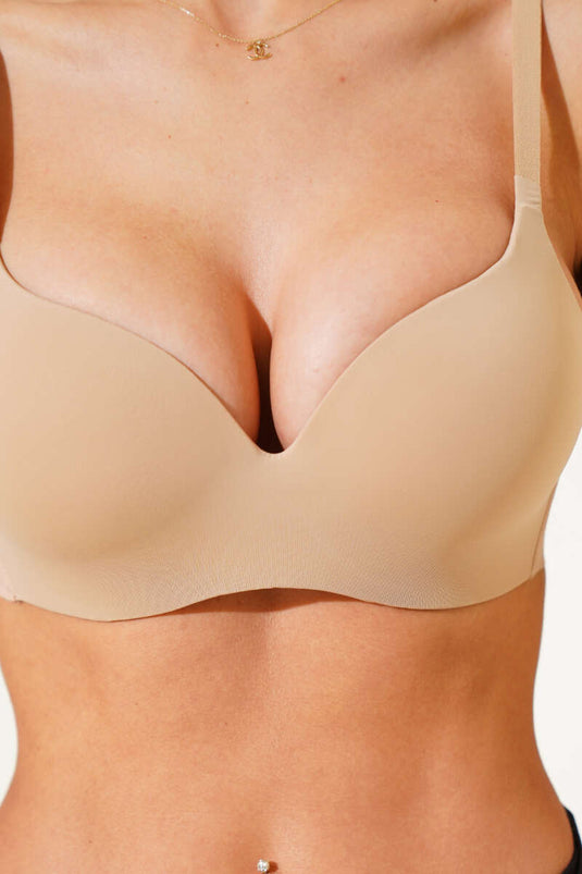 Zero Feel Ziro Gram Bra Ten with Straps