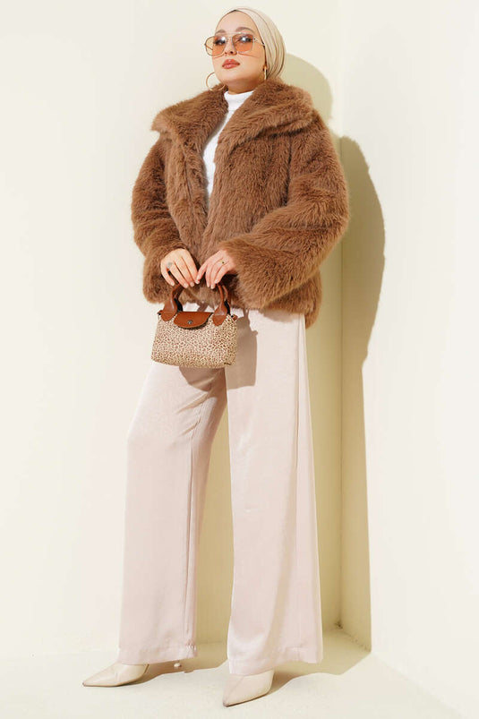 Latte en fourrure Lolita doublée