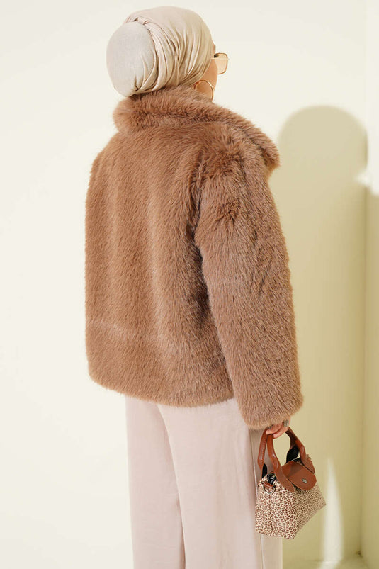 Latte en fourrure Lolita doublée