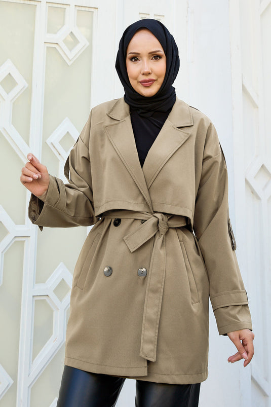 Gabardina Premium Forrada En Mink