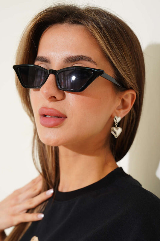 Aura Serisi Cat Eye Gözlük Siyah