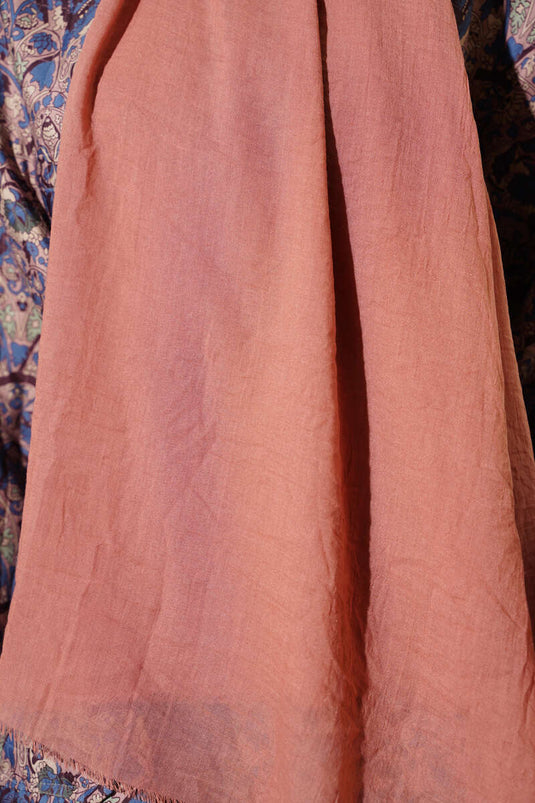 Écharpe fine en coton de la série Aya, rose