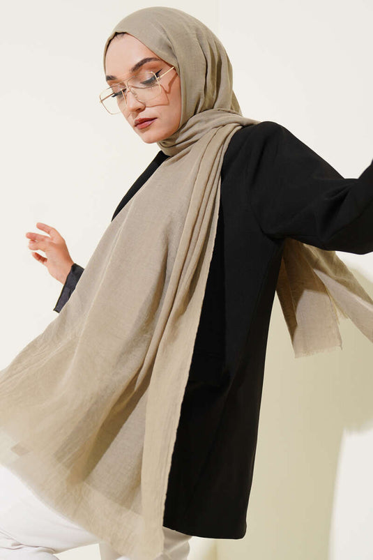 Aya Series Thin Cotton Scarf Stone -173