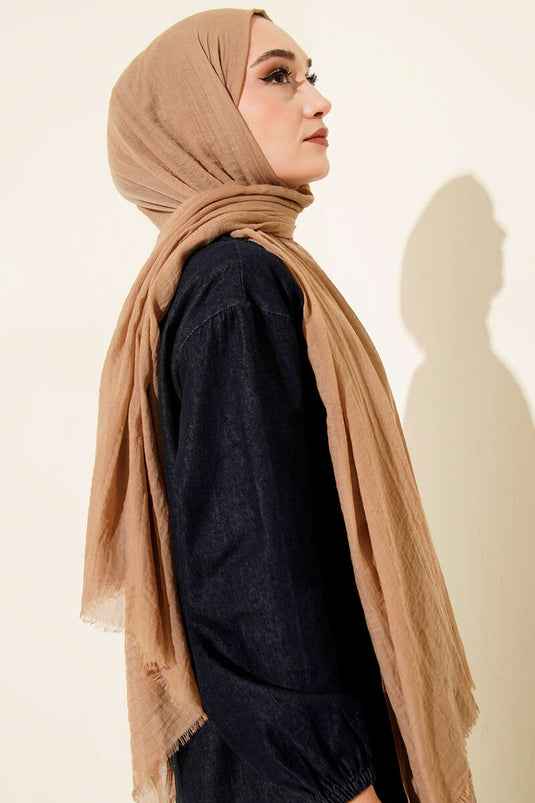 سلسلة آية شال قطني رقيق ترابي -169