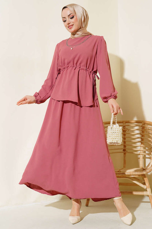 Ayrobin Skirted Two-Piece Set Rose Dust