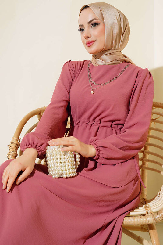 Ayrobin Skirted Two-Piece Set Rose Dust