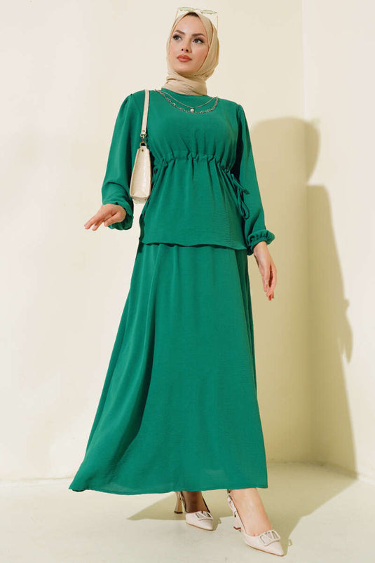 Ayrobin Etekli İkili Takım Yeşil