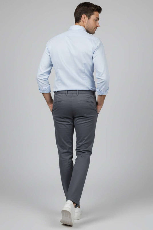 Pantalon de jogging à lacets pour homme Gris foncé