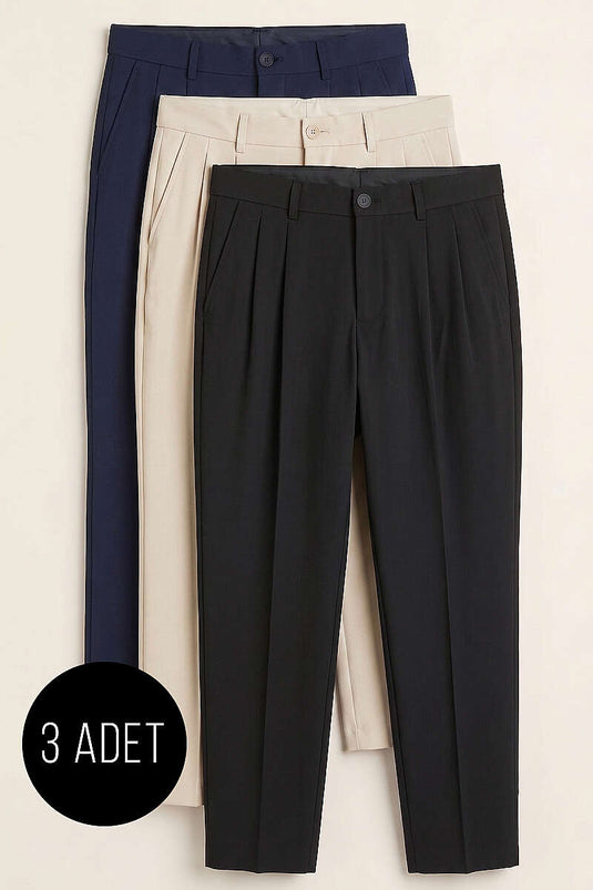 Pantalon Baggy Homme Lot de 3 Assortis 1