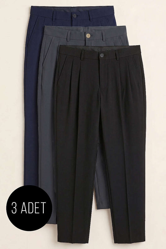 Baggy Herren 3er-Set Hosen Sortiert 3