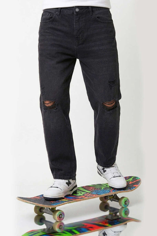 Baggy Fit Men's Denim Pants Fume