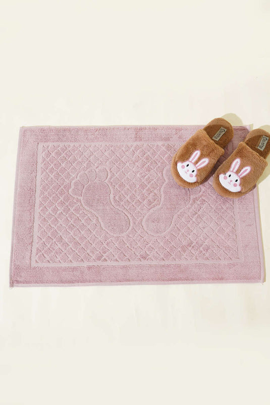 Baklava Pattern Foot Towel Powder