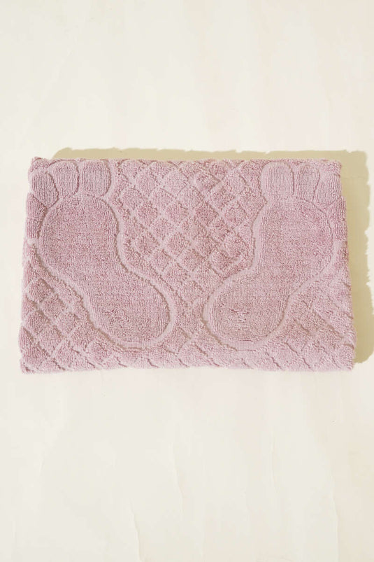 Baklava Pattern Foot Towel Powder