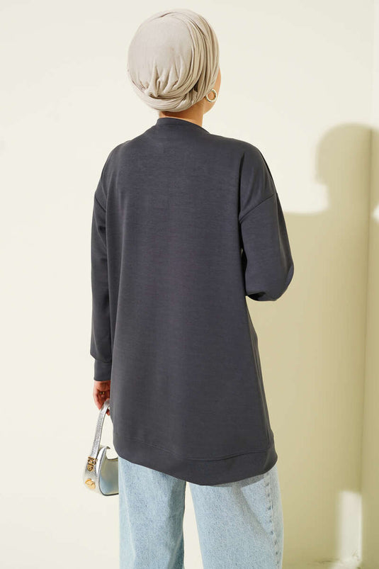 تونيك لويشا مدخن مزين بحجر البقلاوة