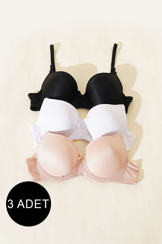 Assortimento di reggiseni con ferretto e supporto 3 pezzi 1