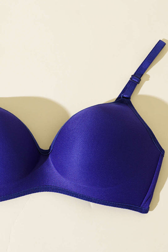 حمالة صدر نيلي بدون سلك