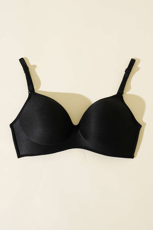 حمالة صدر لاسلكية باللون الأسود