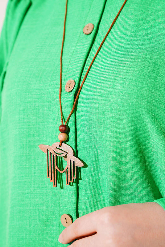 Balon Kol Keten Gömlek Benetton