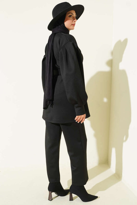 Ensemble double de combinaison de plongée à manches longues avec ceinture noire Balon Kol