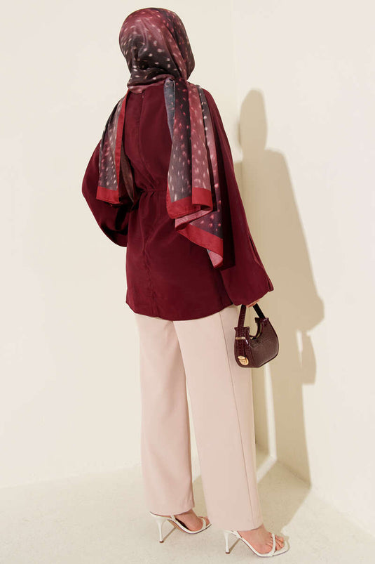 تونيك بالون كول تينسل بلون بوردو