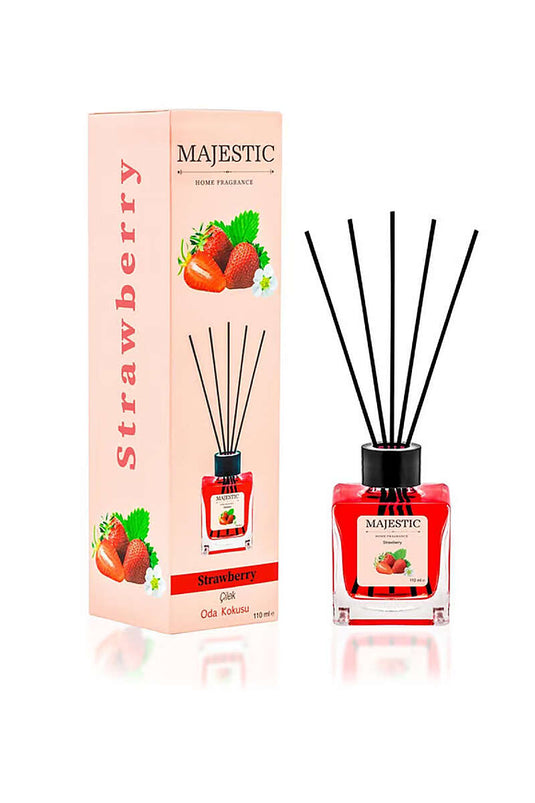 Profumatore per ambiente con bastoncini in bambù Fragola
