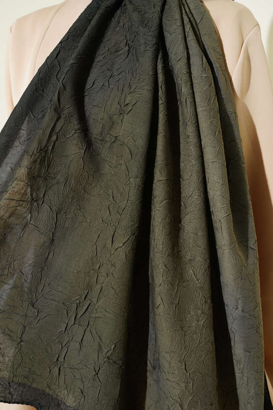 شال بامبو كراش متدرج الألوان، لون الزمرد -14