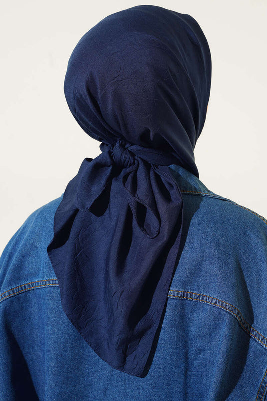 Bambu Kraş Eşarp Lacivert