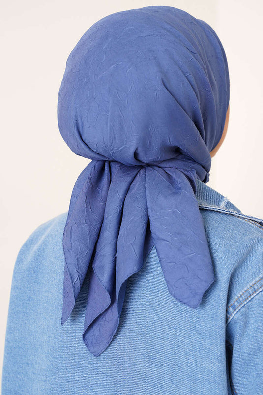 Bambu Kraş Eşarp Mavi