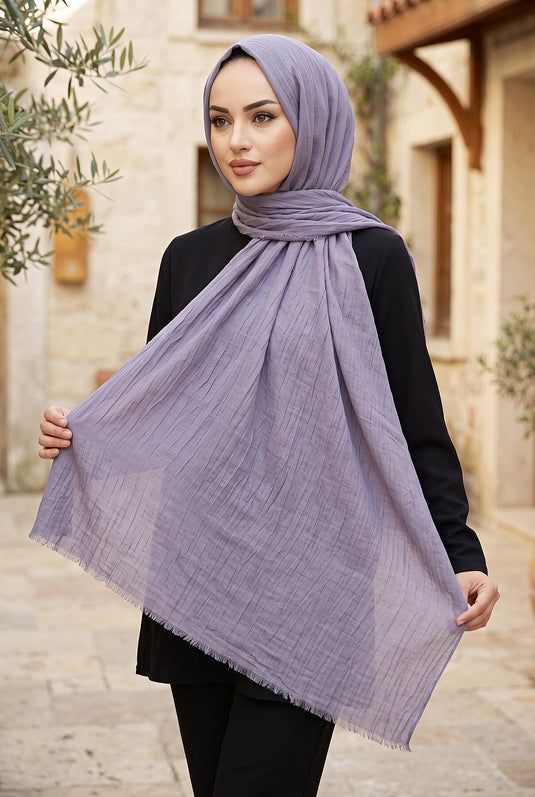 Bamboo Shawl Light Grey