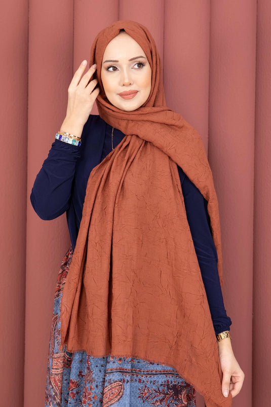 Bamboo Scarf Terracotta