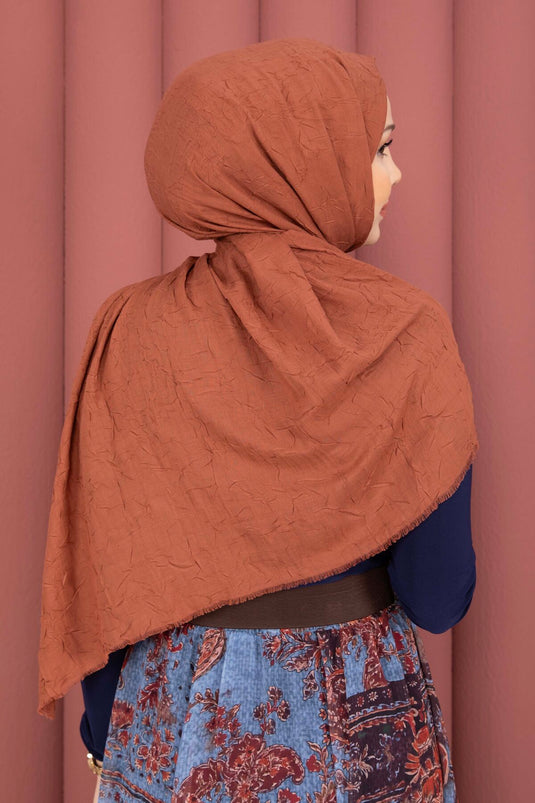 Bamboo Scarf Terracotta