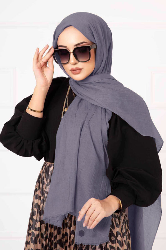 Châle Bambu Gris Foncé