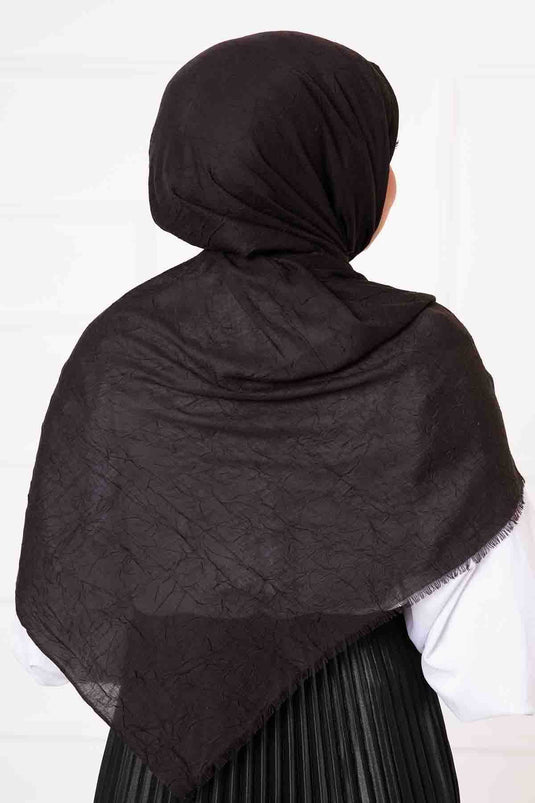 Écharpe En Bambou Noire