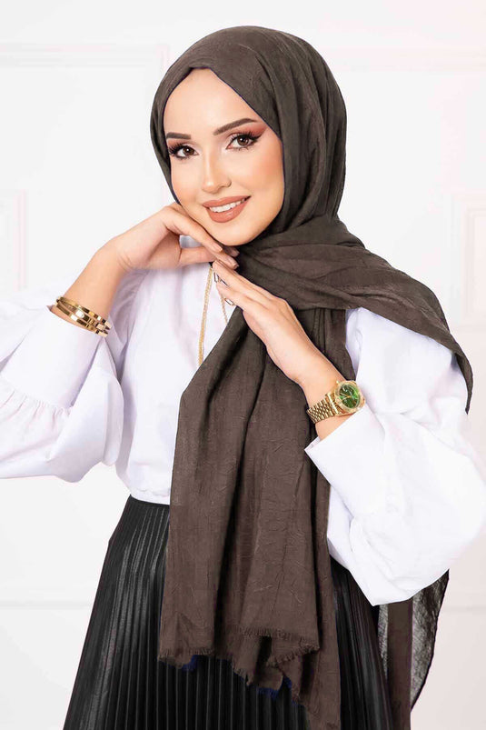 شال الخيزران مع حليب القهوة