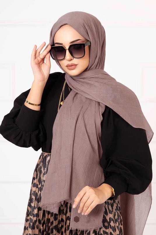 Scialle di bambù in visone