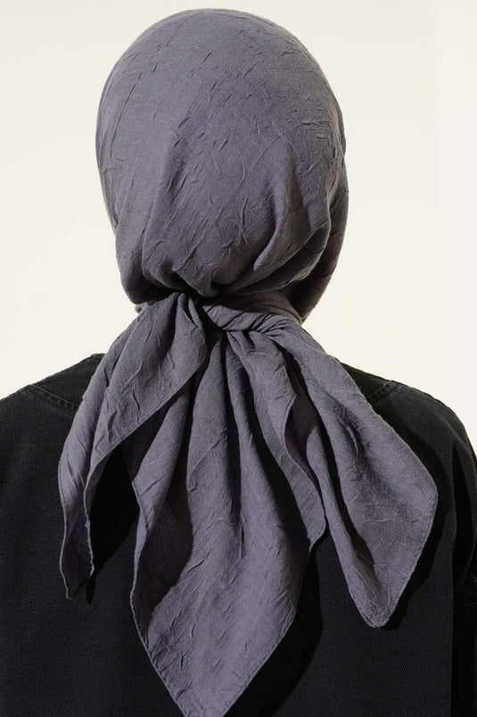 Foulard di bambù semplice fumo