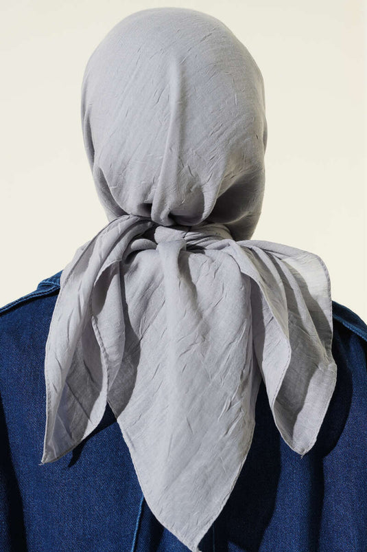 Écharpe Basic Bamboo Crush grise