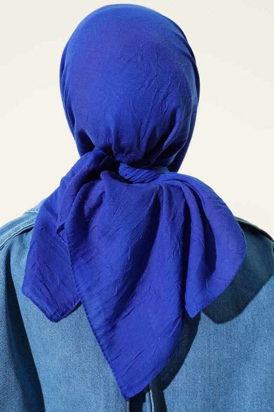 Basic Bambu Kraş Eşarp Saks