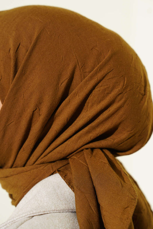 Basic Bambu Kraş Eşarp Zeytin Yeşili