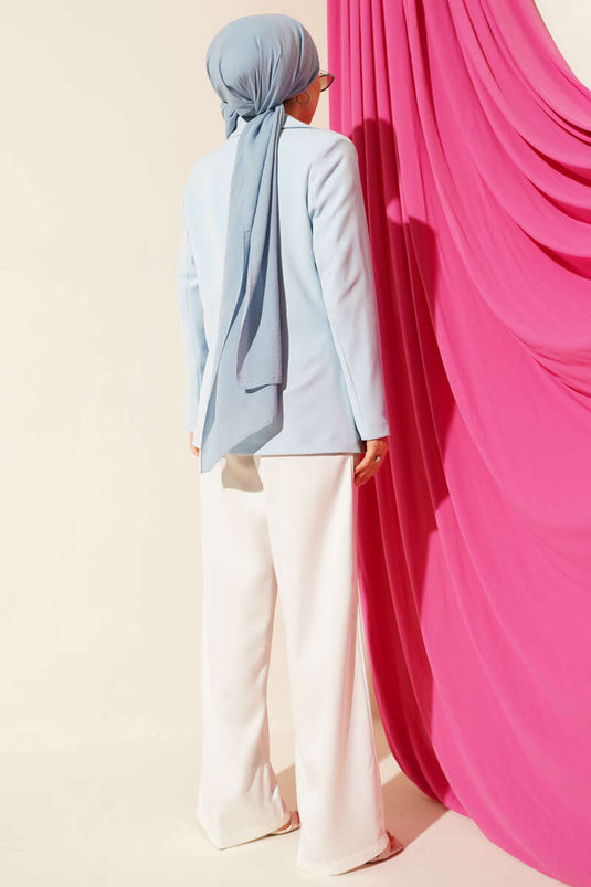 Basic Cepli Ceket Mavi