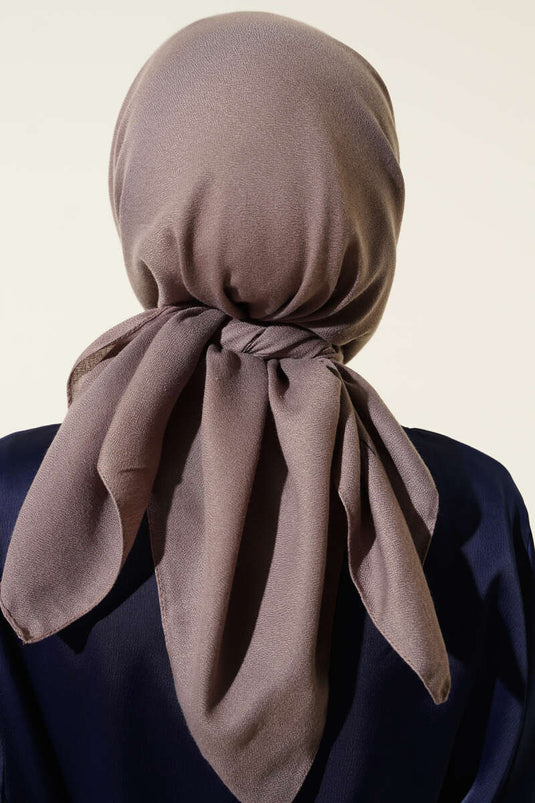 Basic Plain Winter Scarf, Mink